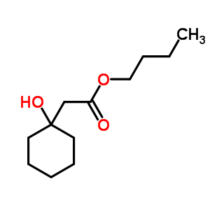 Cyclohexaneacetic acid, 1-hydroxy-, butyl ester Structure,6946-48-1Structure