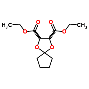 Diethyl 1,4-dioxaspiro[4.4]nonane-2,3-dicarboxylate Structure,6946-61-8Structure