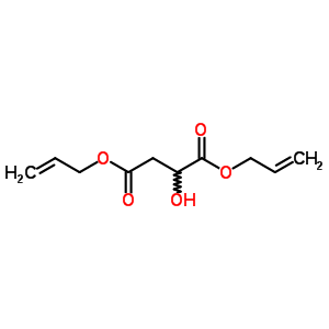 Butanedioic acid,2-hydroxy-, 1,4-di-2-propen-1-yl ester Structure,6947-00-8Structure