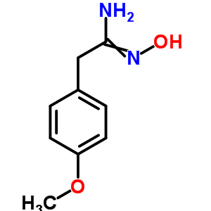 N-hydroxy-2-(4-methoxy-phenyl)-acetamidine Structure,6965-38-4Structure