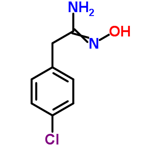 2-(4-Chloro-phenyl)-n-hydroxy-acetamidine Structure,6965-39-5Structure