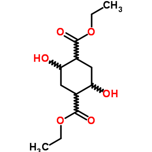 2,5-Dihydroxy-1,4-cyclohexanedicarboxylic acid 1,4-diethyl ester Structure,6966-80-9Structure