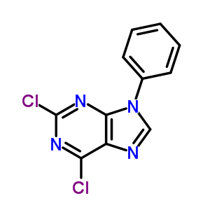 2,6-Dichloro-9-phenyl-purine Structure,6971-26-2Structure