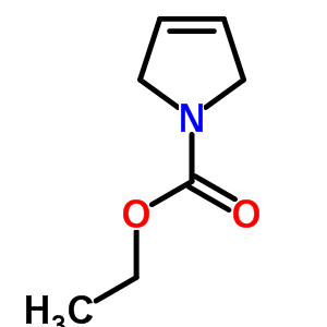 (9ci)-2,5-二氢-1H-吡咯-1-羧酸乙酯结构式_6972-81-2结构式