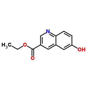 6-Hydroxyquinoline-3-carboxylic acid ethyl ester Structure,6972-86-7Structure