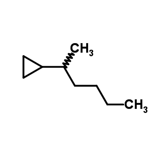 (1-Methylpentyl)cyclopropane Structure,6976-28-9Structure