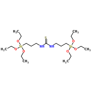 N,n-bis(3-triethoxysilylpropyl)thiourea Structure,69952-89-2Structure