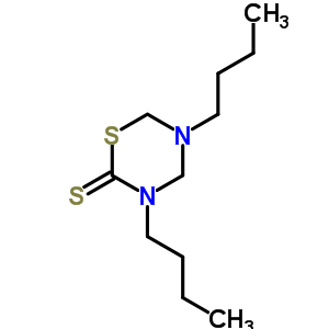 2H-1,3,5-thiadiazine-2-thione, tetrahydro-3,5-dibutyl- Structure,6996-09-4Structure