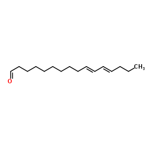 (E,e)-10,12-hexadecadienal Structure,69977-24-8Structure