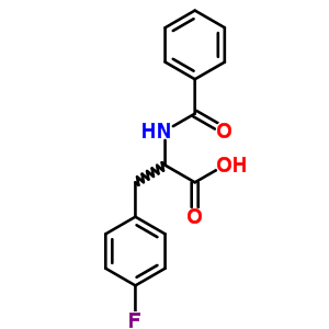 2-Benzamido-3-(4-fluorophenyl)propanoic acid Structure,69980-11-6Structure