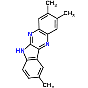 6H-indolo[2,3-b]quinoxaline,2,3,9-trimethyl- Structure,70038-77-6Structure