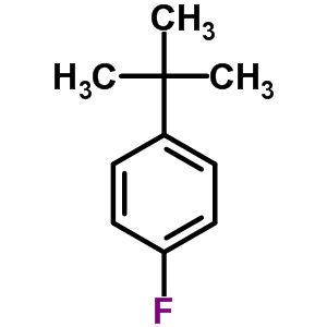 1-叔丁基-4-氟苯结构式_701-30-4结构式