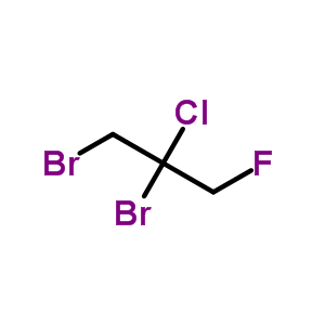 1,2-Dibromo-2-chloro-3-fluoro-propane Structure,70192-60-8Structure