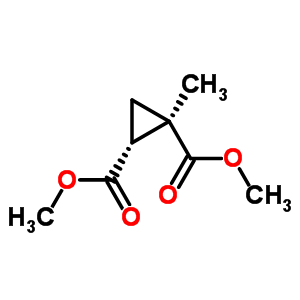 (1R,2r)-rel-1-methyl-1,2-cyclopropanedicarboxylicacid 1,2-dimethyl ester Structure,702-92-1Structure