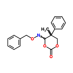 5-Methyl-5-phenyl-4-phenylmethoxyimino-1,3-dioxan-2-one Structure,70310-60-0Structure