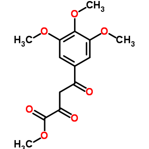 2,4-二氧代-4-(3,4,5-三甲氧基苯基)-丁酸甲酯结构式_70311-74-9结构式