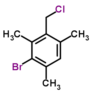 2-Bromo-4-(chloromethyl)-1,3,5-trimethyl-benzene Structure,70335-40-9Structure