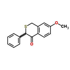 7-Methoxy-3-phenyl-1h-isothiochromen-4(3h)-one Structure,7037-35-6Structure