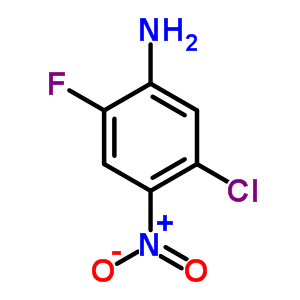 Benzenamine, 5-chloro-2-fluoro-4-nitro- Structure,704-11-0Structure