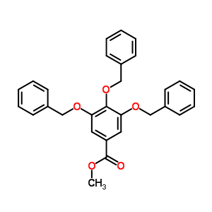 Methyl 3,4,5-tris(benzyloxy)benzoate Structure,70424-94-1Structure