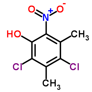 2,4-Dichloro-3,5-dimethyl-6-nitrophenol Structure,70444-49-4Structure