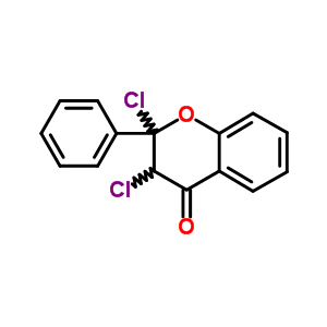 2,3-Dichloro-2-phenyl-2,3-dihydro-4h-chromen-4-one Structure,70460-49-0Structure