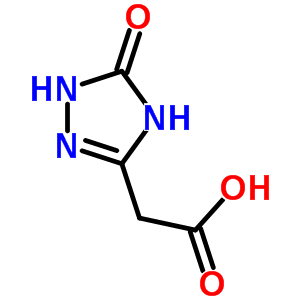 (5-Oxo-4,5-dihydro-1h-1,2,4-triazol-3-yl)acetic acid Structure,70486-43-0Structure