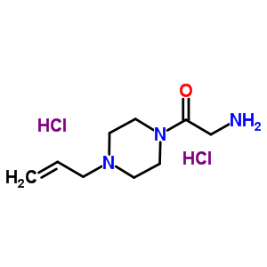 1-(4-烯丙基-哌嗪-1-基)-2-氨基乙酮双盐酸盐结构式_705944-29-2结构式