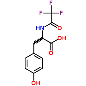 3-(4-Hydroxyphenyl)-2-[(2,2,2-trifluoroacetyl)amino]propanoic acid Structure,70629-17-3Structure