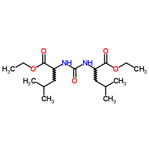 Ethyl 2-[(1-ethoxycarbonyl-3-methyl-butyl)carbamoylamino]-4-methyl-pentanoate Structure,70779-90-7Structure