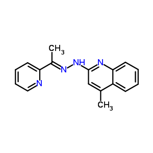 4-Methyl-n-(1-pyridin-2-ylethylideneamino)quinolin-2-amine Structure,70845-37-3Structure