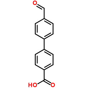 4-Biphenyl-4-formyl-carboxylic acid Structure,70916-98-2Structure