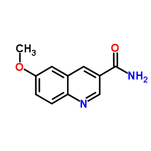 6-Methoxyquinoline-3-carboxamide Structure,71083-30-2Structure