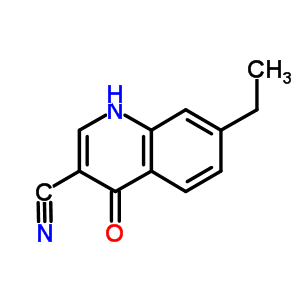 7-Ethyl-1,4-dihydro-4-oxo-3-quinolinecarbonitrile Structure,71083-63-1Structure