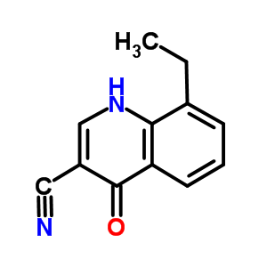 8-Ethyl-1,4-dihydro-4-oxo-3-quinolinecarbonitrile Structure,71083-69-7Structure