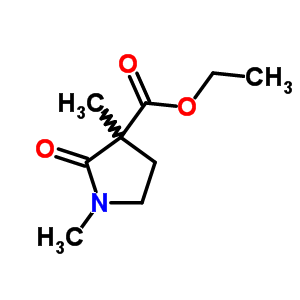 1,3-二甲基-2-氧代-3-吡咯烷羧酸乙酯结构式_71172-95-7结构式