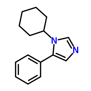 1-Cyclohexyl-5-phenylimidazole Structure,71333-68-1Structure