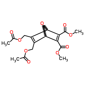 Dimethyl 5,6-bis(acetyloxymethyl)-7-oxabicyclo[2.2.1]hepta-2,5-diene-2,3-dicarboxylate Structure,71388-52-8Structure