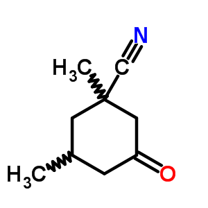 Cyclohexanecarbonitrile, 1,3-dimethyl-5-oxo- Structure,7143-12-6Structure