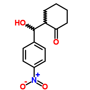 2-[Hydroxy-(4-nitrophenyl)methyl]cyclohexan-1-one Structure,71444-29-6Structure