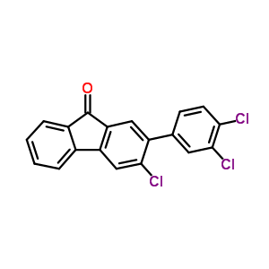 3-Chloro-2-(3,4-dichlorophenyl)fluoren-9-one Structure,7145-64-4Structure