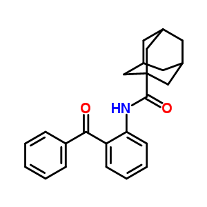 Tricyclo[3.3.1.13,7]decane-1-carboxamide,n-(2-benzoylphenyl)- Structure,71458-45-2Structure