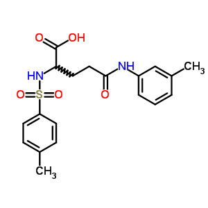 4-[(3-Methylphenyl)carbamoyl]-2-[(4-methylphenyl)sulfonylamino]butanoic acid Structure,7147-72-0Structure