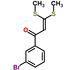 1-(3-Bromo-phenyl)-3,3-bis-methylsulfanyl-propenone Structure,71504-03-5Structure