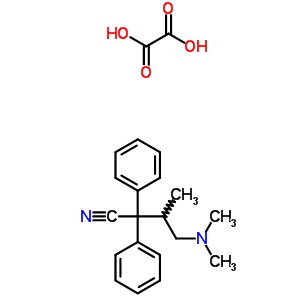 4-Dimethylamino-3-methyl-2,2-diphenyl-butanenitrile Structure,7154-05-4Structure