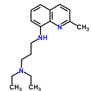 N,n-diethyl-n-(2-methylquinolin-8-yl)propane-1,3-diamine Structure,7155-11-5Structure