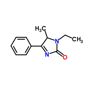 1-Ethyl-5-methyl-4-phenylimidazolin-2-one Structure,71624-03-8Structure