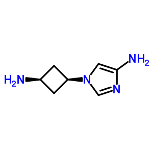 1H-imidazol-4-amine,1-(cis-3-aminocyclobutyl)-(9ci) Structure,716316-18-6Structure