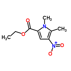 Ethyl 1,5-dimethyl-4-nitro-pyrrole-2-carboxylate Structure,72083-70-6Structure