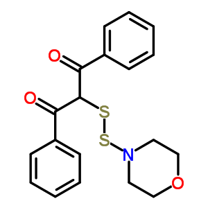 2-(4-吗啉二硫代)-1,3-二苯基-1,3-丙二酮结构式_72087-94-6结构式